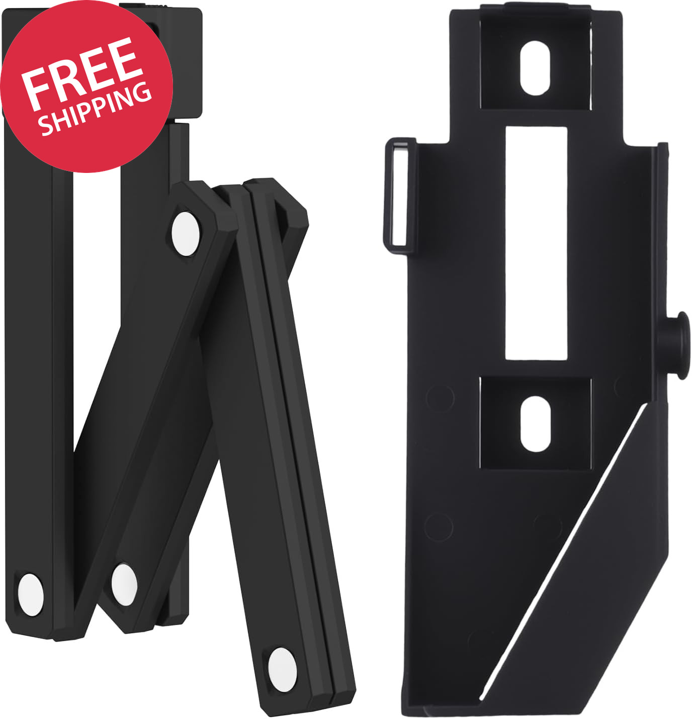 Mini Folding Bike Lock, [2.36Ft/72Cm] 3-Digit Combination Bicycle Lock, 360&deg; Rot