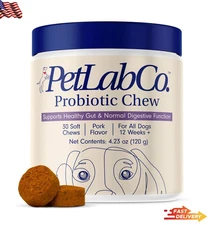 PetLab Co. (PetLabCo.) ALLERGY & IMMUNE Probiotic Soft Chew For Dogs (30 Pork)