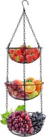 Obstkorb Zum AufhäNgen 3 Etagen, HäNgender Aufbewahrungskorb Zur Obst A