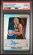 Dorka Juhasz 2025 Panini Prizm Wnba Throwback Signatures #TB-DJ PSA 10 Auto