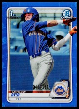 2020 Bowman Draft #BD-92 Matthew Dyer Chrome Blue Refractor /150