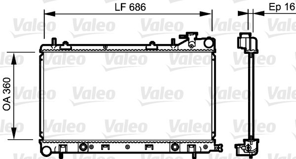 Fits VALEO 735209 RADIATOR  ⭐UK Stock⭐