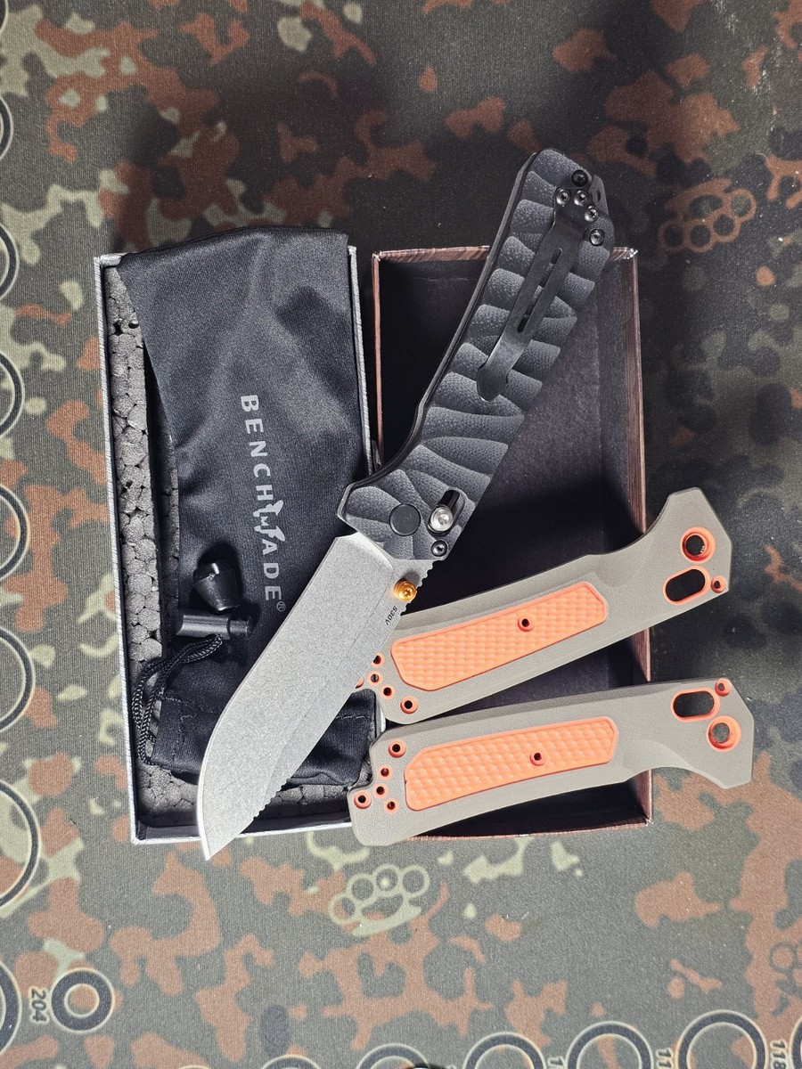Benchmade Grizzly Ridge 15061 Knife With Custom Black Scales | eBay