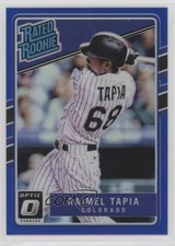2017 Panini Donruss Optic Rated Rookies Blue Prizm 12/149 Raimel Tapia #53 8k4