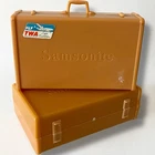 Vintage Barbie Tan Plastic Samsonite 4" Toy Suitcase Luggage Travel Sticker TWA