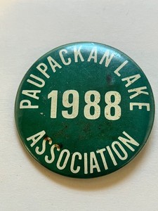 1988 Paupackan Lake PA Fishing Association Pin