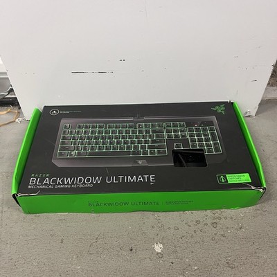 RAZER Black Widow Ultimate 2014 Mechanical Gaming Keyboard Light Up RZ03-0038
