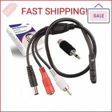 USA Sales Group CCTV Microphone Outdoor for Security Camera IP: Audio Surveillan