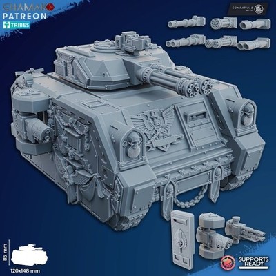 1x Vengeful Angels Tank für Primaris Marine Dark Angels Tabletop Predator