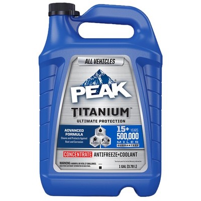 PEAK Titanium Concentrate Prediluted Antifreeze and Coolant for All Engine Co...