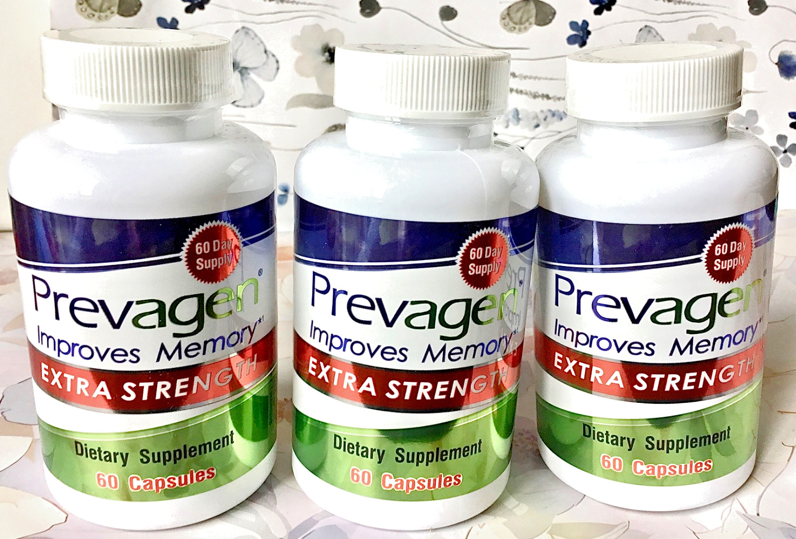 Prevagen Extra Strength 20mg Capsules - 60 Count - 3 Pack SEALED+