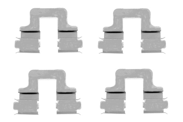 Bosch 1 987 474 314 ZubehöRset, Scheibenbremsbelag FüR Alfa Romeo, Audi, Seat-image