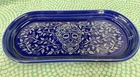 Fiestaware Twilight Skull & Vine Bread Tray Day Of The Dead Halloween Rare