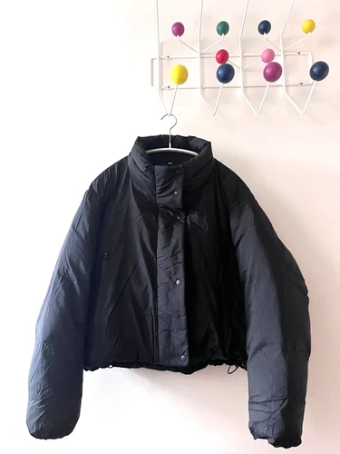 Muji Labo Down Short Jacket, Black, Medium - product listing photo