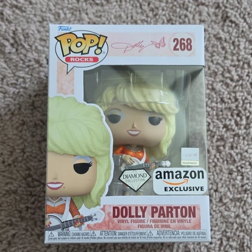 Funko Pop! Rocks Dolly Parton 268 Diamond Collection Amazon Exclusive