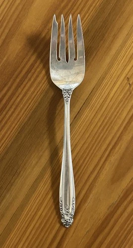 International Silver Prelude Sterling Silver Salad Fork – No Monogram
