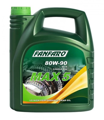 Fanfaro 8703 Max 5 80W-90 GL-5 LS Getriebeöl 4L API GL-5 LS MIL L 2105 D