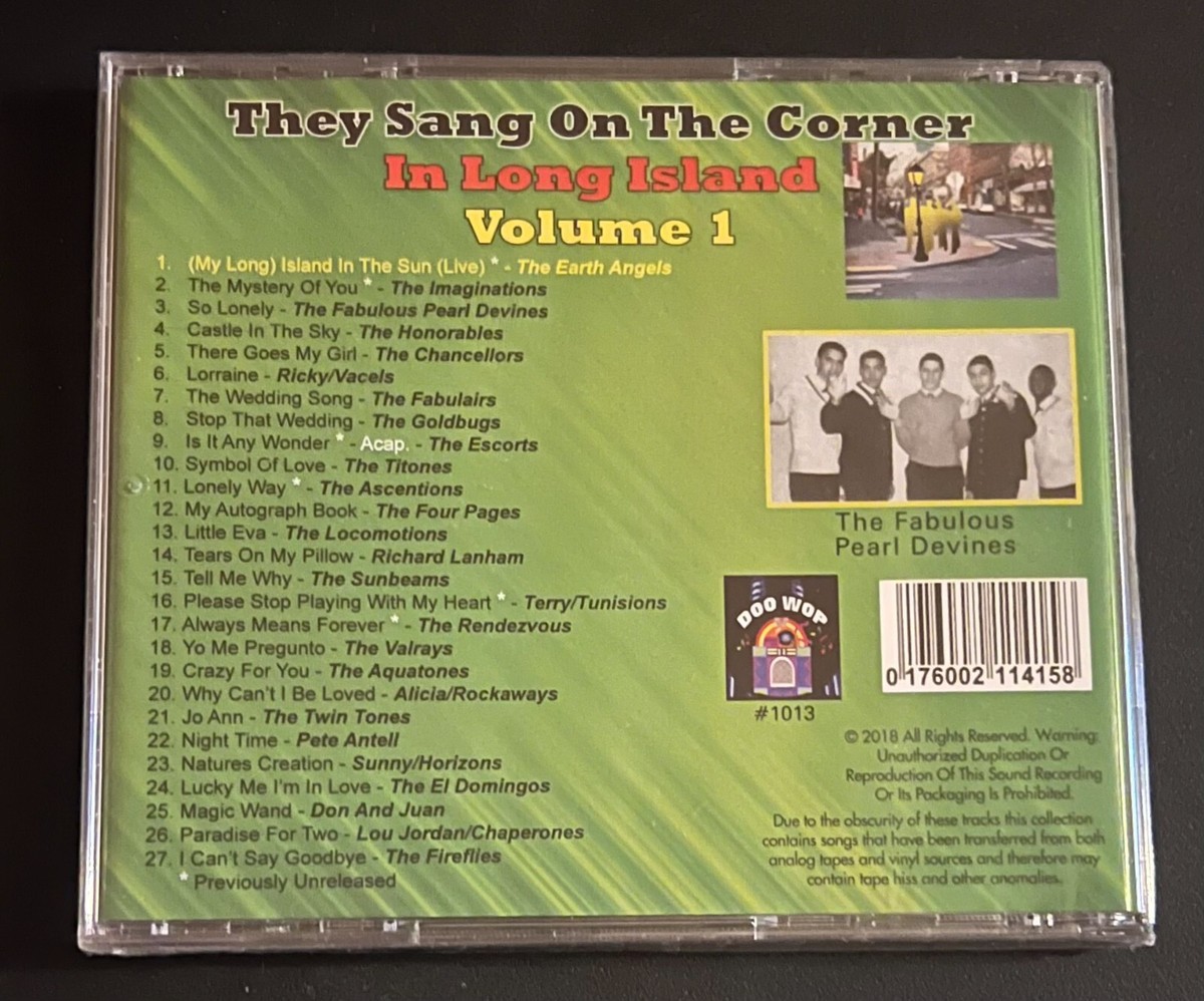 THEY SANG ON THE CORNER IN LONG ISLAND - VOL 1 - CD BRAND