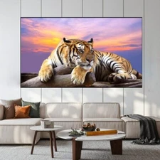 Animal Tiger Wall Art Canvas Painting Canvas Poster Print Art Home Decor Picture