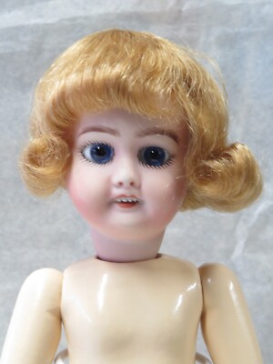 Poupée Bleuette SFBJ 60 N°27 – 27 Cm – Reproduction Française – Tête Biscuit Porcelaine, Corps Bois – Yeux Verre