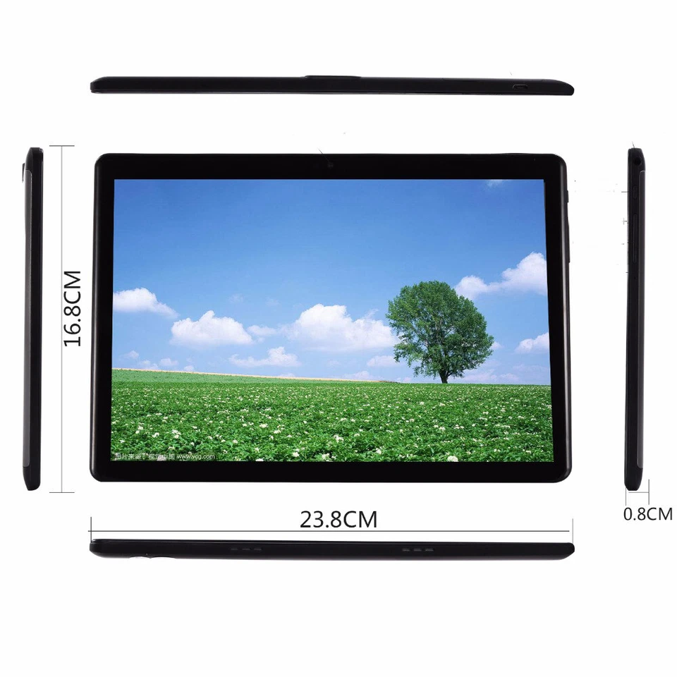 10,1 Tablet WITHTECH , 3G, OCTA CORE, 6 GB RAM DUAL SIM PLATA - Imagen 3 de 4