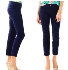 LILLY PULITZER Midnight Navy Pants sz 2