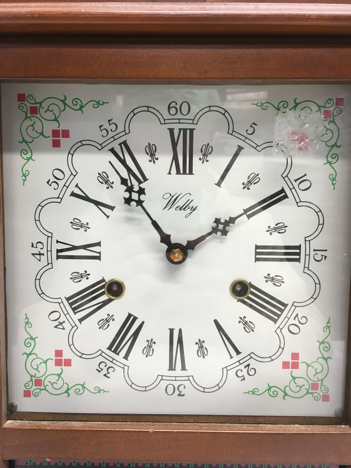 Welby Mantle Clock Wood Frame Plain Vintage eBay