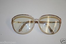 WOW Vintage Silver Dollar Sable Color 125 Eyeglasses Frames Retro Rare