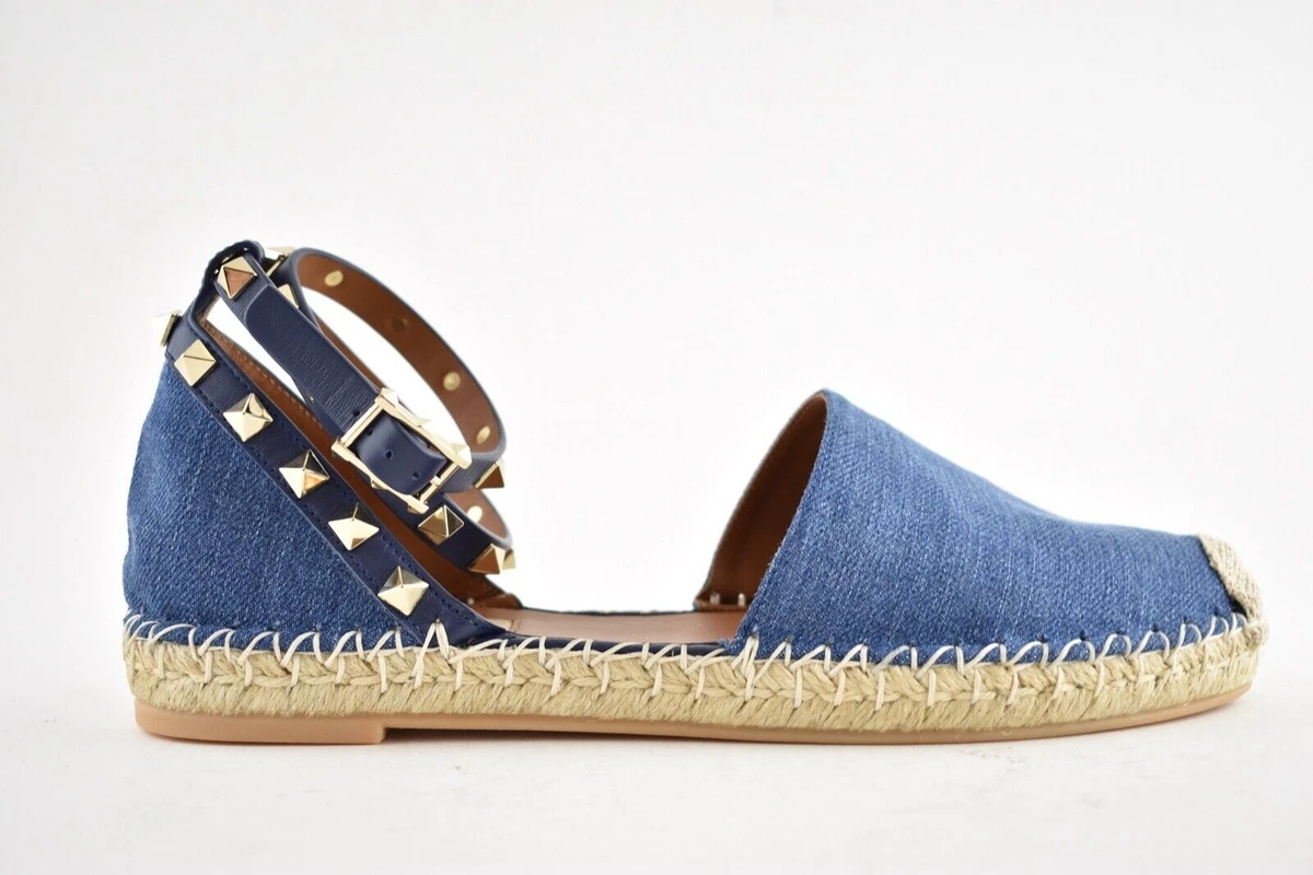 Valentino espadrille flat cheap