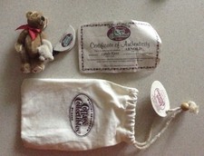 3 INCH TALL GANZ MINIATURE BEAR ARNOLD NWT CC7215 BY LYNDA KUNZ