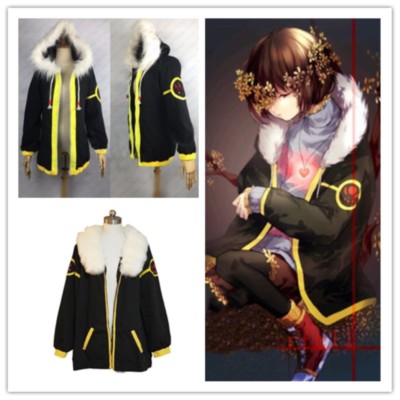 NEW Undertale Frisk Fellsans Game Cosplay Costume Only Overcoat&