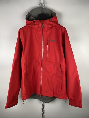 Outdoor Research Mens Foray Hiking Gore Tex Light Waterproof Jacket Coat Sz S M