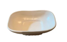 Vintage McCoy Pottery #1801 White Matte Planter Dish Ceramic MCM