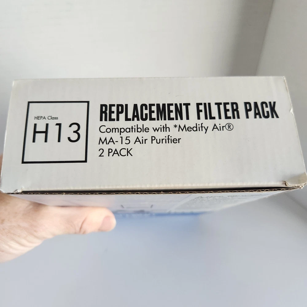 Air Purifier Filters Compatible with Medify MA-15 Filters H13 True HEPA 2 Pack