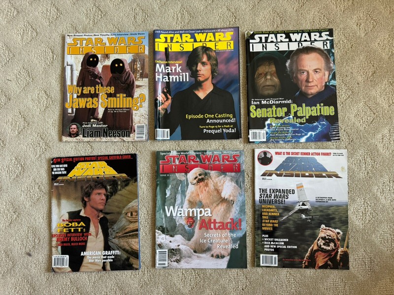 30-piece Lot Of Star Wars Insider, Galaxy, Toy Fare, Nickelodeon & More Magazine