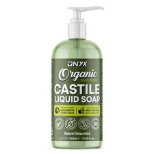 ONYX 100% Organic Natural Castile Liquid Soap Unscented SLS Free 500ml  Beauty