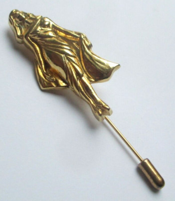 Épingle à Chapeau / Cravate Vintage – Or – Bijou élégant Femme – Occasion Bon état
