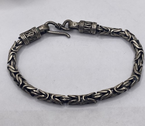 BALI INDONESIA STERLING SILVER DRAGON BRACELET
