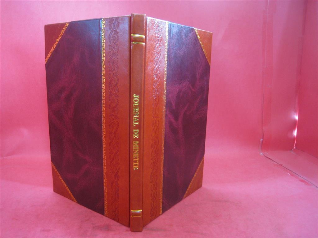 Journal De Minette Histoire D'Une Mère Et De Ses Enfants 1873 Leather Bound Edition