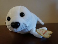 Aurora WHITE BABY SEAL 11" Plush Stuffed Animal