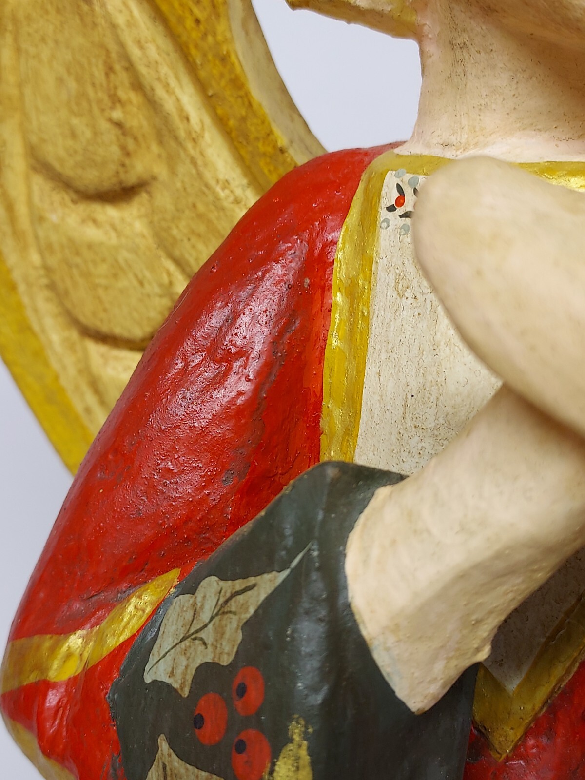 House of Hatten D. Calla Vintage 1998 15 1/2 Inch Tall Large Angel Lion