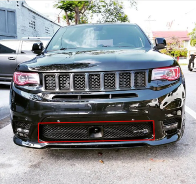 FOR JEEP GRAND CHEROKEE SRT 17-21 FRONT LOWER SENSOR GRILLE