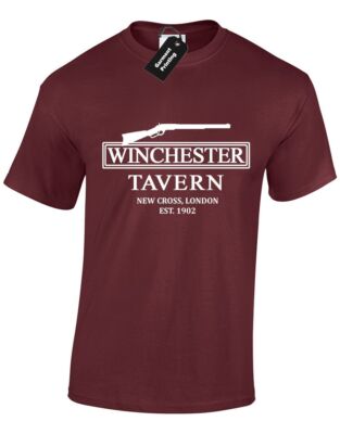 WINCHESTER TAVERN HERREN T-SHIRT ZOMBIE APOKALYPSE FILM PUB ED