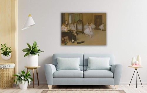 The Dancing Class by Edgar Degas (1870) Giclée Canvas Print - Multi-Size - Picture 4 of 9