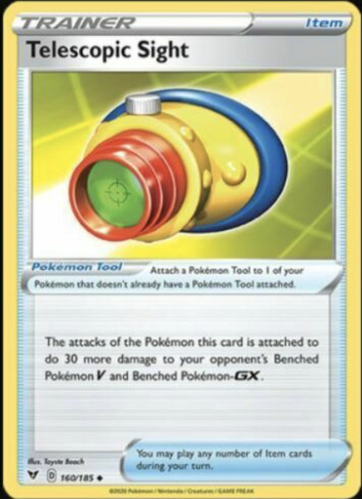 Pokemon -  Telescopic Sight - 160/189 - Uncommon - Vivid Voltage - NM/M