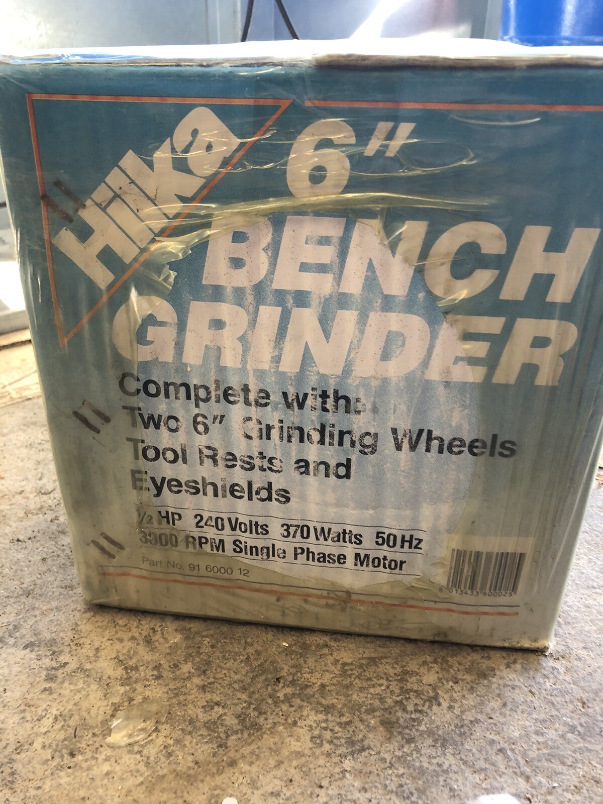 HILKA 6 INCH Bench Grinder Double Stone Single Phase Heavy Duty