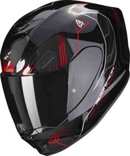 CASCO HELMET MOTO INTEGRALE SCORPION EXO 391 SPADA NERO ROSSO TG L