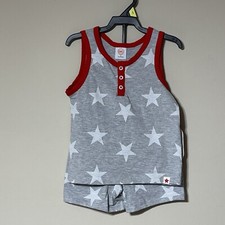 Toddler Boy 4th Of July Outfit Size 3T. NWT Tank Top And Matching Shorts.