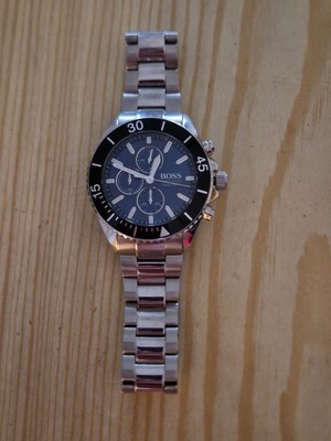 HUGO BOSS HERREN-IKON-CHRONOGRAPH-UHR hb 3191273247 Silber | eBay 