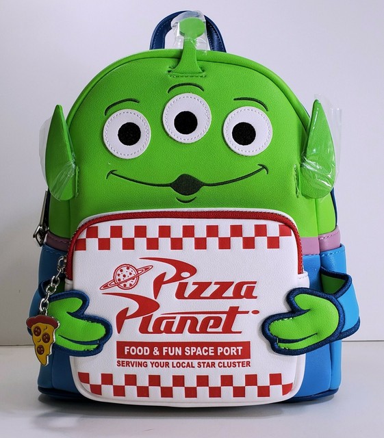 Loungefly Disney Toy Story Alien Pizza Mini Backpack NWT Free